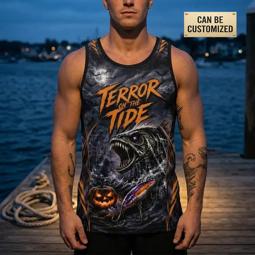 Terror On The Tide Halloween Tank Top