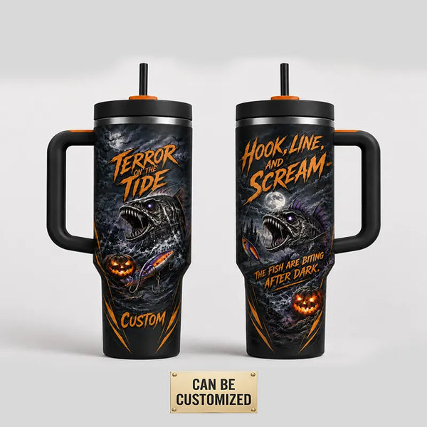 Terror On The Tide Halloween Tumbler