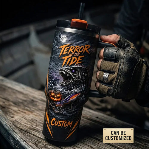 Terror On The Tide Halloween Tumbler