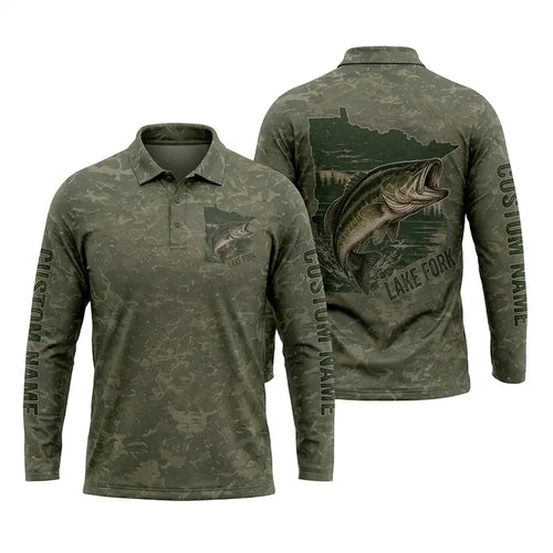 Texas Lake Fork Personalized Bass Fishing Apparel