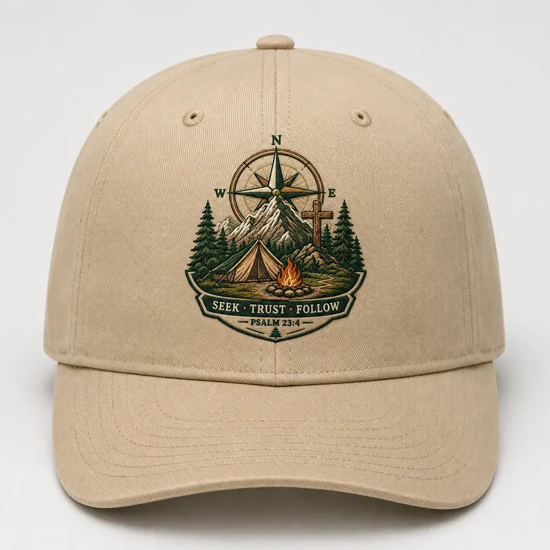That's What I Do I Camp I Kneel And I Trust God Classic Cap
