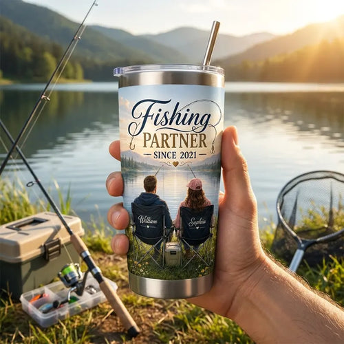 The Best Catch Of My Life Fishing Couple Tumbler