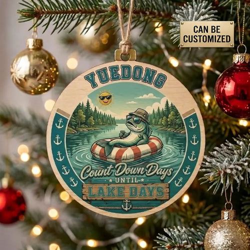 The Countdown Is On Lake Season Personalized Ornament