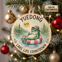 The Countdown Is On Lake Season Personalized Ornament