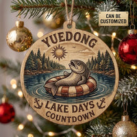The Countdown Is On Lake Season Personalized Ornament