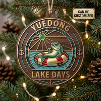 The Countdown Is On Lake Season Personalized Ornament