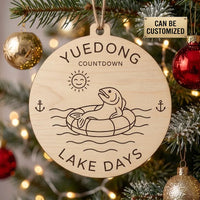 The Countdown Is On Lake Season Personalized Ornament