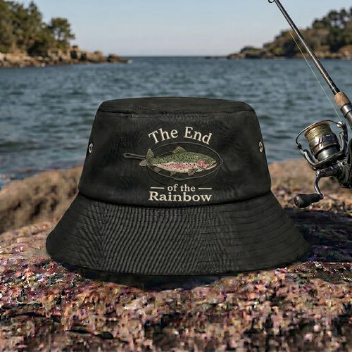 The End Of The Rainbow Fishing Bucket Hat