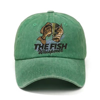 The Fish Whisperer Bass Embroidered Fishing Cap