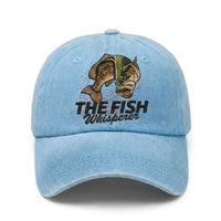 The Fish Whisperer Bass Embroidered Fishing Cap