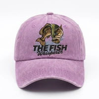 The Fish Whisperer Bass Embroidered Fishing Cap