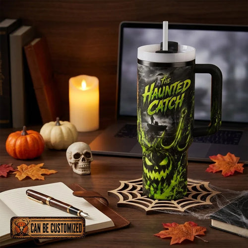 The Haunted Catch Halloween Tumbler