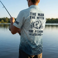 The Man The Myth The Fishing Legend Hawaiian Shirt