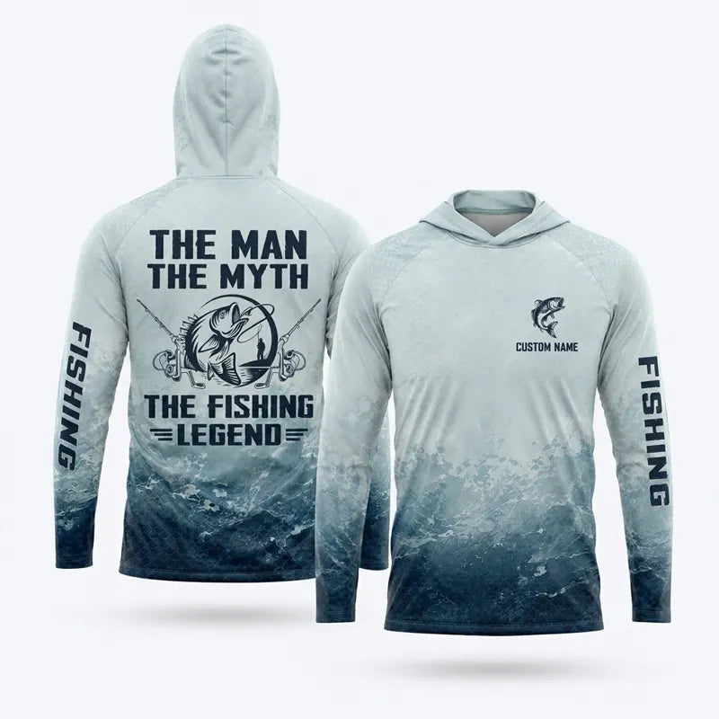 The Man The Myth The Fishing Legend Hoodie