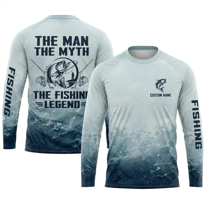 The Man The Myth The Fishing Legend Long Sleeve Shirt