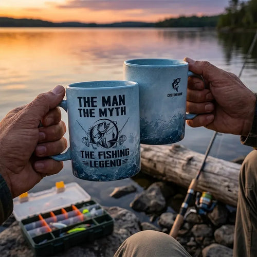 The Man The Myth The Fishing Legend Mug