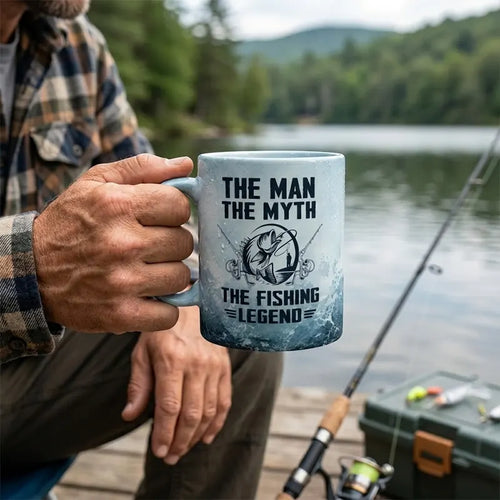 The Man The Myth The Fishing Legend Mug