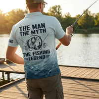 The Man The Myth The Fishing Legend Polo Shirt