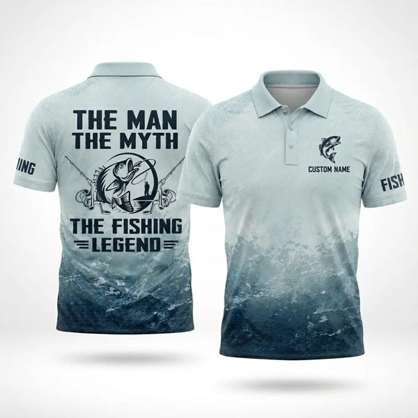 The Man The Myth The Fishing Legend Polo Shirt 2026