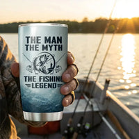 The Man The Myth The Fishing Legend Tumbler
