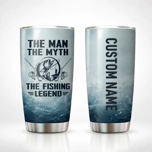 The Man The Myth The Fishing Legend Tumbler
