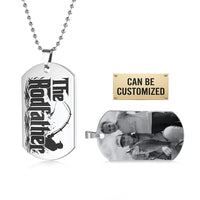 The Rodfather Personalized Dog Tag Necklace