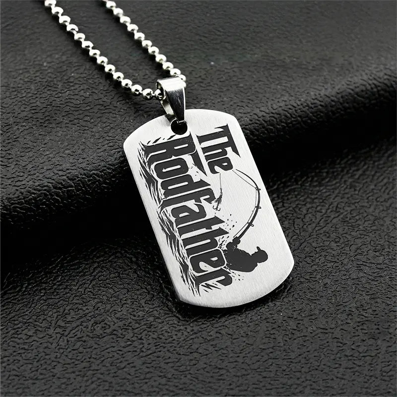 The Rodfather Personalized Dog Tag Necklace 2026