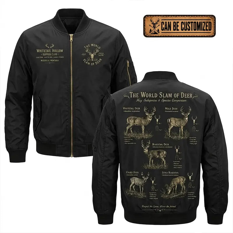 The World Slam of Deer Hunting Bomber Jacket 2026