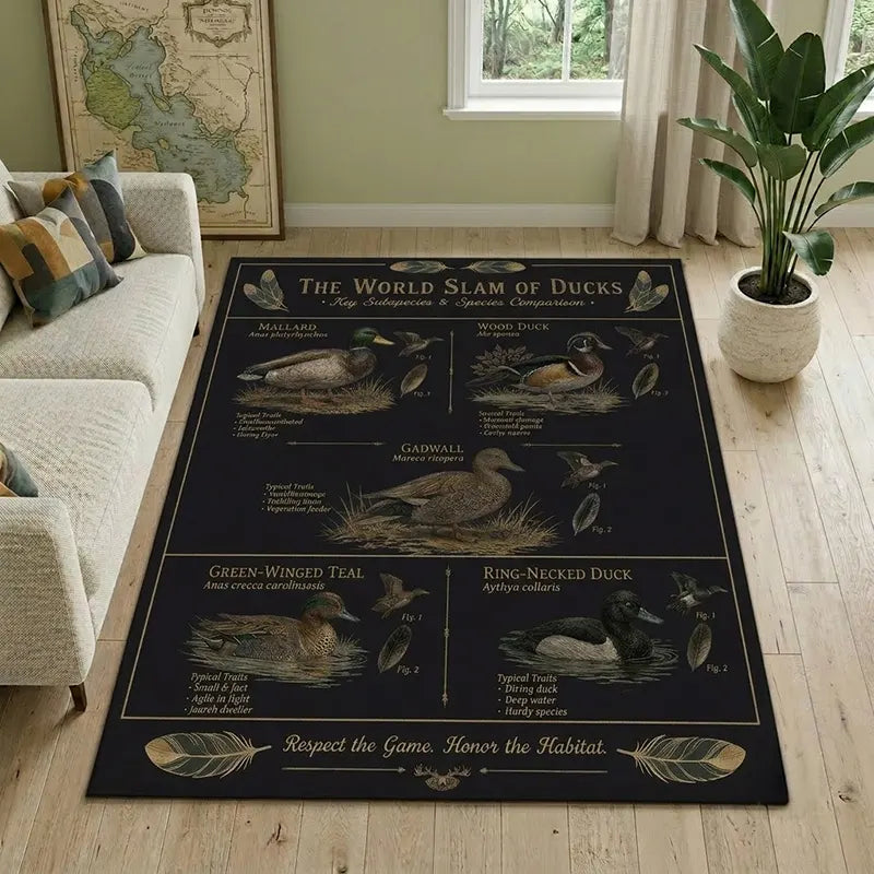 The World Slam of Ducks Duck Hunting Rug