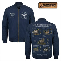 The World Slam of Ducks Waterfowl Hunting Bomber Jacket