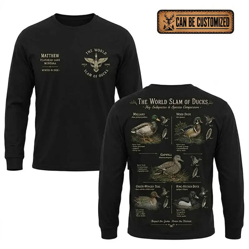 The World Slam of Ducks Waterfowl Hunting Long Sleeve Shirt