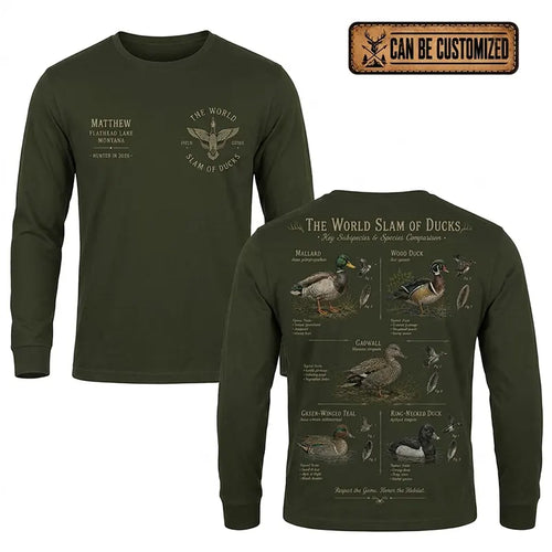 The World Slam of Ducks Waterfowl Hunting Long Sleeve Shirt