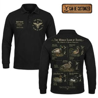 The World Slam of Ducks Waterfowl Hunting Polo Long Sleeve Shirt
