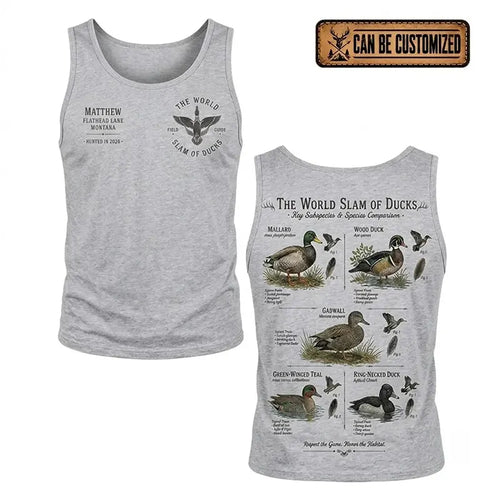 The World Slam of Ducks Waterfowl Hunting Tank Top