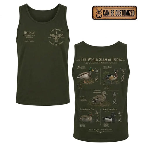 The World Slam of Ducks Waterfowl Hunting Tank Top