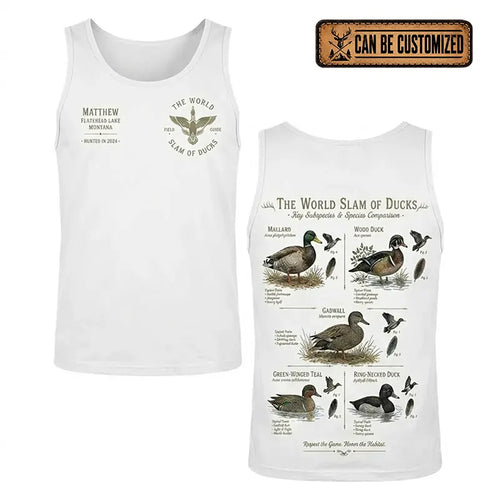 The World Slam of Ducks Waterfowl Hunting Tank Top