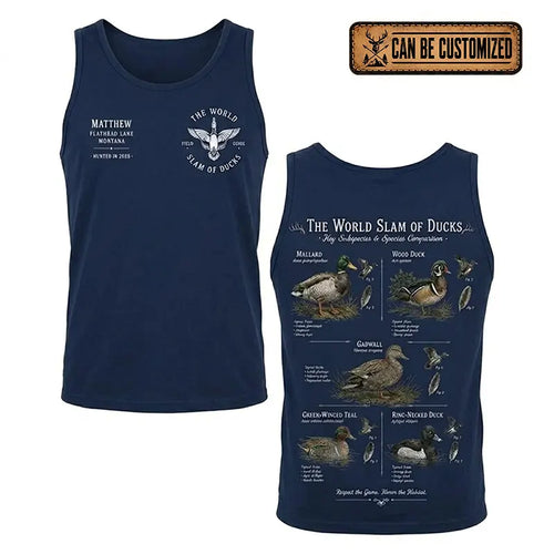 The World Slam of Ducks Waterfowl Hunting Tank Top