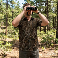 Tree Camo Deer Head Hawaiian Shirt