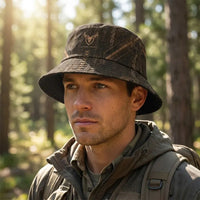 Tree Camo Deer Head Hunting Bucket Hat