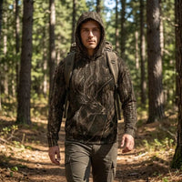 Tree Camo Deer Head Hunting Hoodie