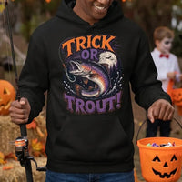 Trick Or Trout Halloween Fishing Hoodie