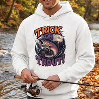 Trick Or Trout Halloween Fishing Hoodie