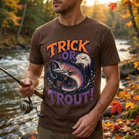 Trick Or Trout Halloween Fishing T-Shirt