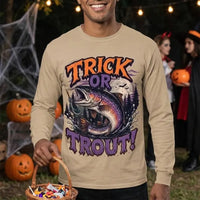 Trick Or Trout Halloween Fishing T-Shirt