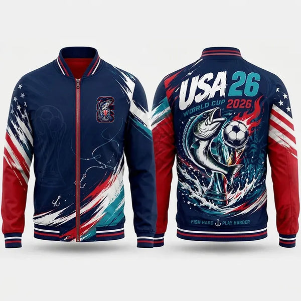USA 2026 World Cup Fishing Bomber Jacket