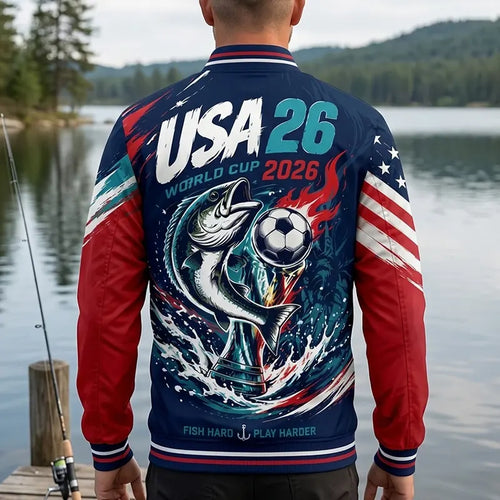 USA 2026 World Cup Fishing Bomber Jacket