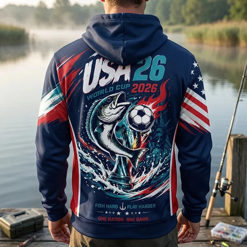 USA 2026 World Cup Fishing Hoodie