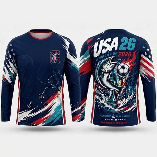 USA 2026 World Cup Fishing Long Sleeve Shirt
