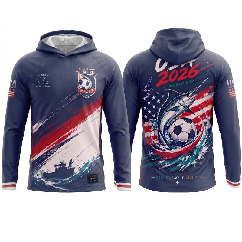 USA 2026 World Cup Fishing Hoodie