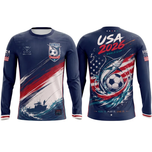 USA 2026 World Cup Fishing Long Sleeve Shirt